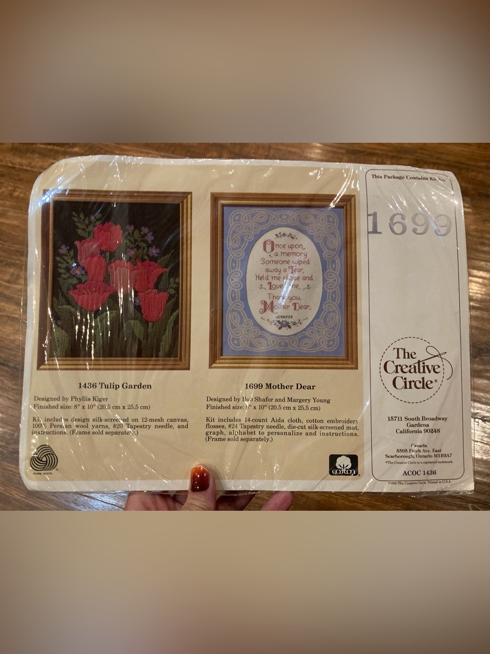 The Creative Circle Mother Dear Embroidery Kit 1699